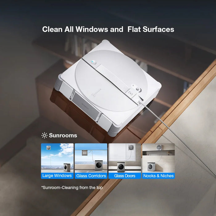 ECOVACS WINBOT W3 Pro Omni Robotic Window Cleaner.