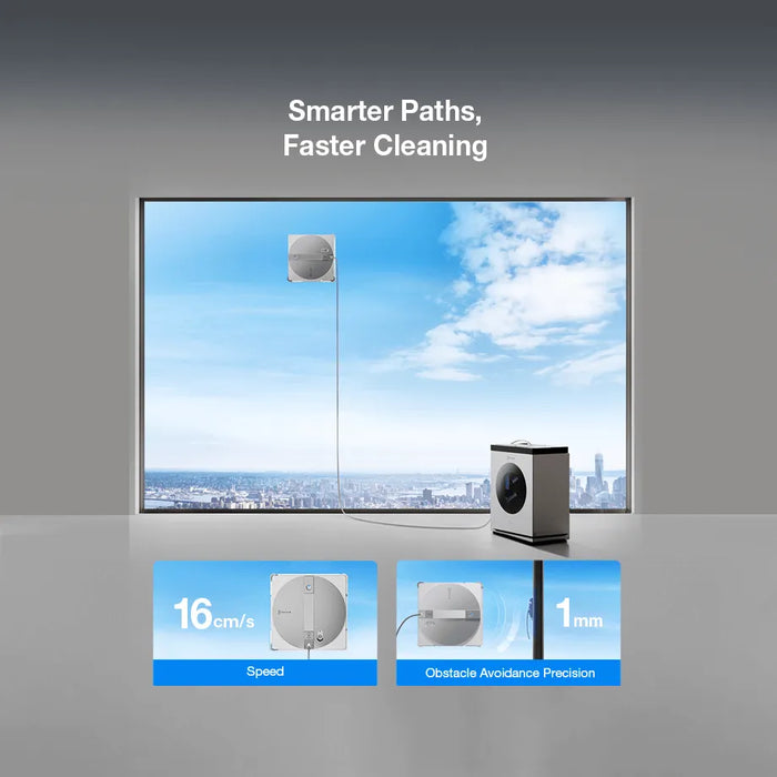 ECOVACS WINBOT W3 Pro Omni Robotic Window Cleaner.