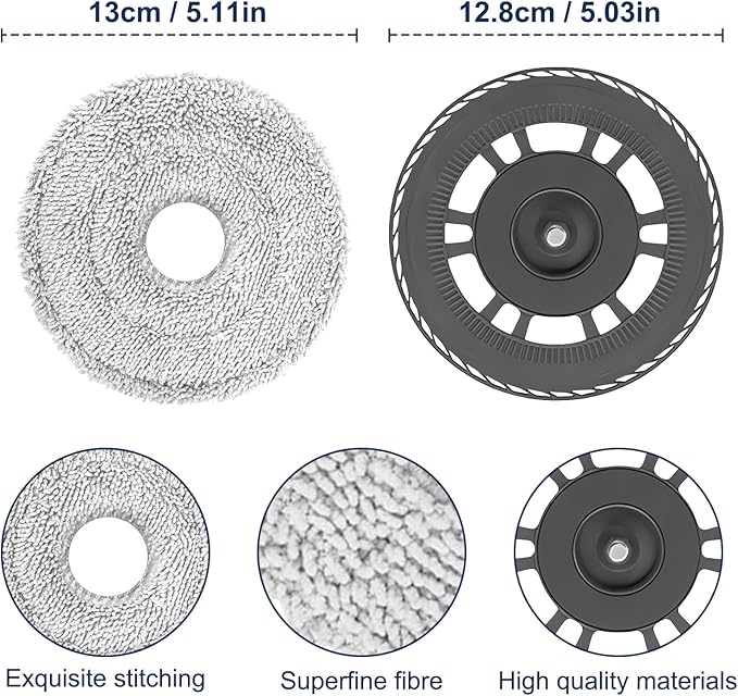 Dreame Mop Pads for L10s Pro Ultra Heat/X40 Ultra/L20 Ultra / X40 Master / L40 Ultra - Robot Specialist - Mop Pads
