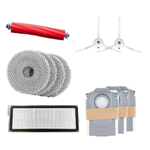 Fixbetter Kit di Accessori di Ricambio per Roborock Qrevo, P10 aspirapolvere Robot, 1 Spazzola a Rullo, 2 filtri, 2 Sacchetti per la Polvere, 4 Cuscinetti per mop, 4 spazzole Laterali, 1 Spazzola Fixbetter Kit di Accessori di Ricambio per Roborock Qrevo, P10 aspirapolvere Robot, 1 Spazzola a Rullo, 2 filtri, 2 Sacchetti per la Polvere, 4 Cuscinetti per mop, 4 spazzole Laterali, 1 Spazzola