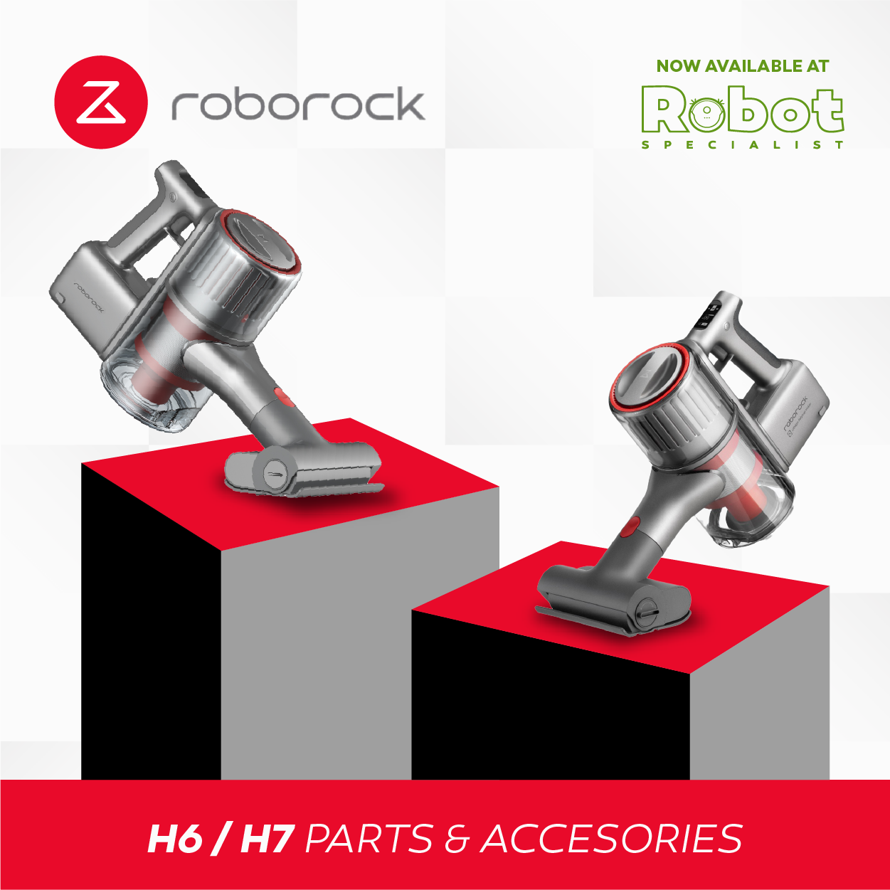 Roborock H7 Vacuum Cleaner Parts Mace Plus Dustbin Dust Box