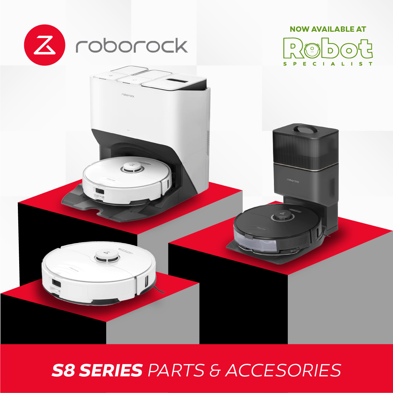 Roborock S8 Accessories Kit, Black