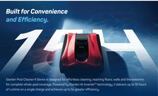 iGarden K Pro 150 Cordless Robotic Pool Cleaner - Robot Specialist
