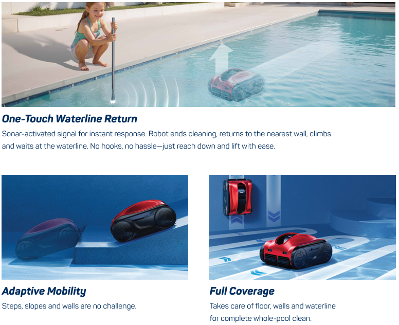 iGarden K Pro 150 Cordless Robotic Pool Cleaner