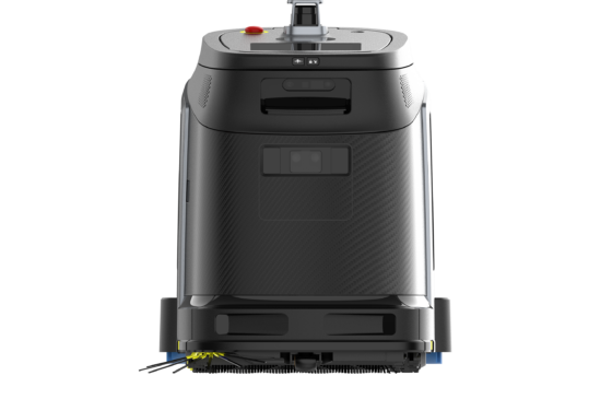 Gausium Phantas autonomous commercial floor cleaning robot, front view