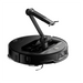 Roborock Saros Z70 black robot vacuum — angled view