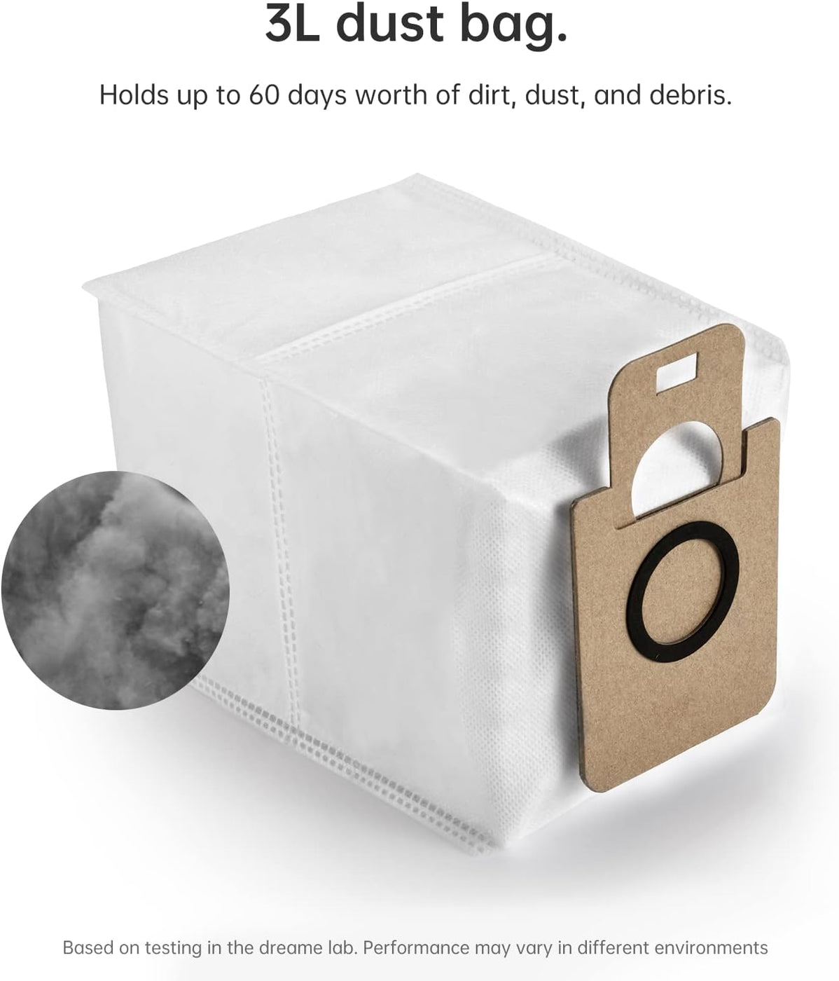 Dreame L20 Ultra/L10s Ultra Dust Collection Bags (3 Dust Bags) (Genuin