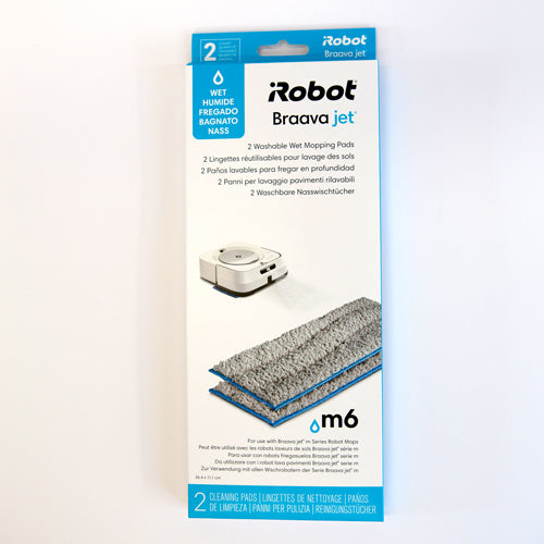 iRobot Braava Jet M6 Washable Wet Mopping Pads- 2 pack - Robot Specialist