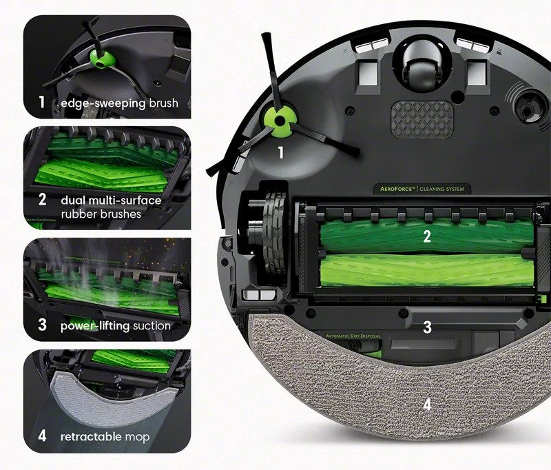 iRobot Roomba Combo j7+ Robot Vacuum (Pre-order for dispatch from 25/11) - Robot Specialist